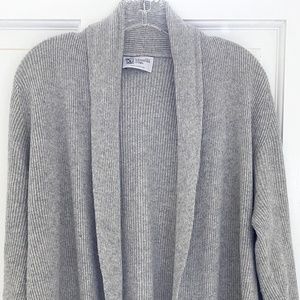 Johnston of Elgin Silk Cashmere Cardigan Shawl | M